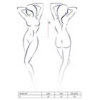 Боди Passion Erotic Line BS 067 White, Белый, One size Pas_BS 067 White One size - Passion - Эротические чулки на тело - Купить
