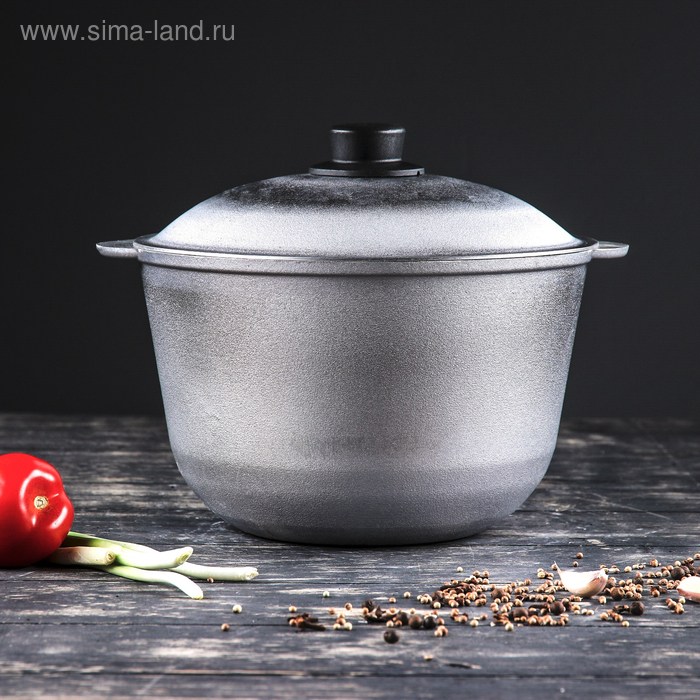 Казан алюминиевый "Охотничий", с крышкой, без дужки, 5 л
Казан алюминиевый "Охотничий", с крышкой, без дужки, 5 л