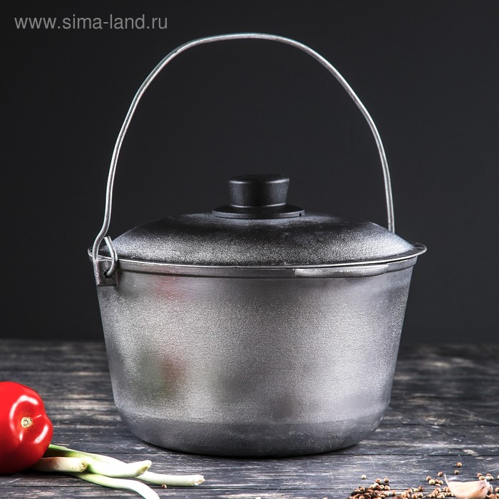 Казан алюминиевый "Походный", с крышкой и дужкой, 4 л
Казан алюминиевый "Походный", с крышкой и дужкой, 4 л