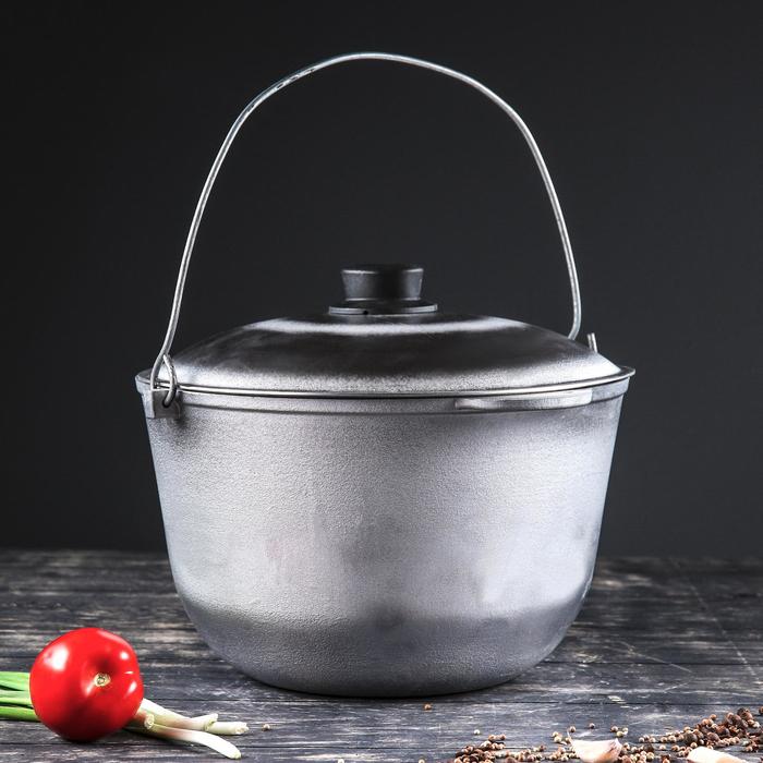 Казан алюминиевый "Походный", с крышкой и дужкой, 8 л
Казан алюминиевый "Походный", с крышкой и дужкой, 8 л