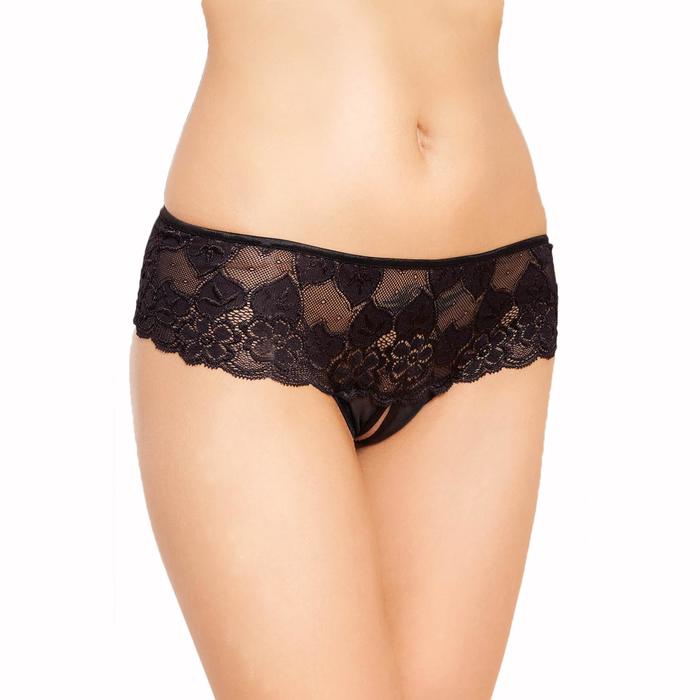 Комплект Erolanta Deborah трусики и пояс для чулок, черный, 46-48 УТ-00004525M/L - Erolanta - Эротические комплекты: трусики с поясом - Купить