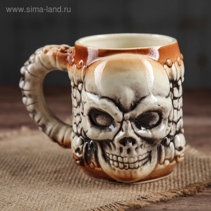 Кружка "Череп", задувка, 0.3 л
Кружка "Череп", задувка, 0.3 л
