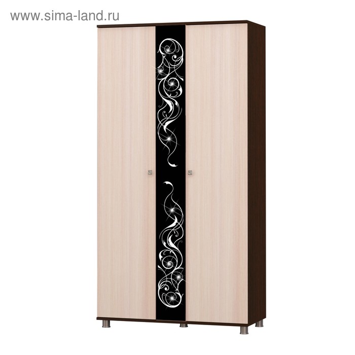 Шкаф для одежды Соната, 1000х453х1955, Венге/Дуб млечный
Шкаф для одежды Соната, 1000х453х1955, Венге/Дуб млечный