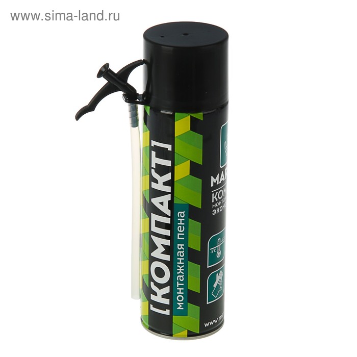 Пена монтажная "Компакт", адаптерная, летняя, 350 мл
Пена монтажная "Компакт", адаптерная, летняя, 350 мл