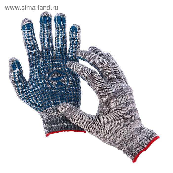 Перчатки, х/б, вязка 7 класс, 5 нитей, размер 9, с ПВХ точками, серые
Перчатки, х/б, вязка 7 класс, 5 нитей, размер 9, с ПВХ точками, серые