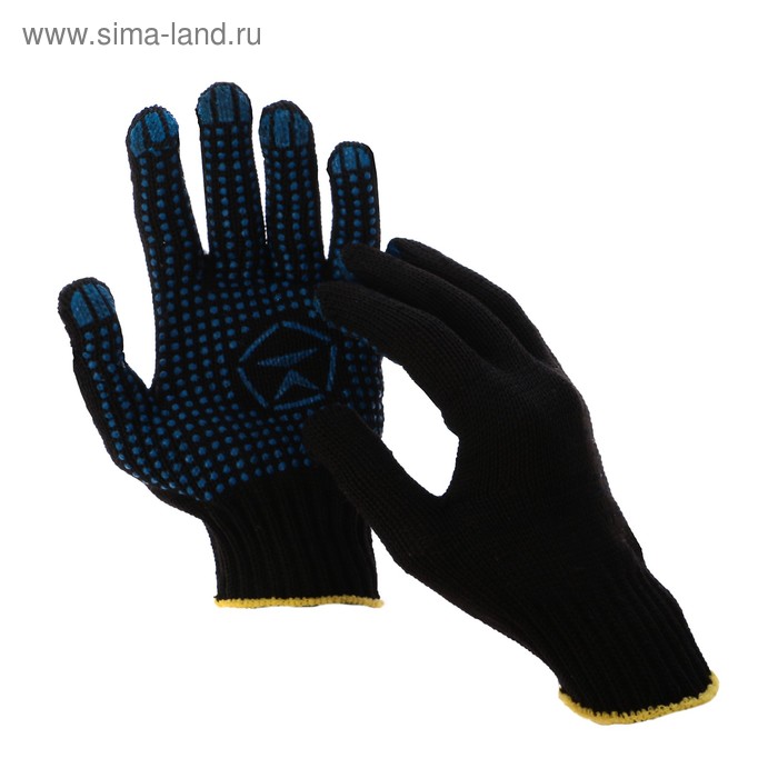 Перчатки, х/б, вязка 7 класс, 5 нитей, размер 9, с ПВХ точками, чёрные
Перчатки, х/б, вязка 7 класс, 5 нитей, размер 9, с ПВХ точками, чёрные