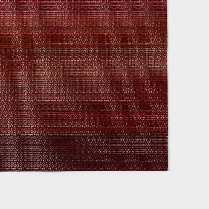 фото Салфетка сервировочная на стол «вензеля», 45,5×30 см, цвет бордовый