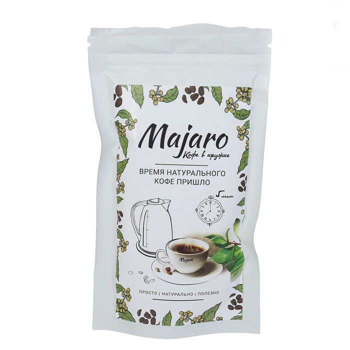 MAJARO «Кофе в кружке», 100 г
MAJARO «Кофе в кружке», 100 г