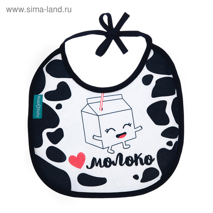 Нагрудник детский «Молоко» из махры, непромокаемый, размер 20х20 см
Нагрудник детский «Молоко» из махры, непромокаемый, размер 20х20 см