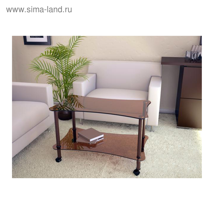 Стол журнальный №84 «Парус», стекло, цвет бронза тонированный
Стол журнальный №84 «Парус», стекло, цвет бронза тонированный