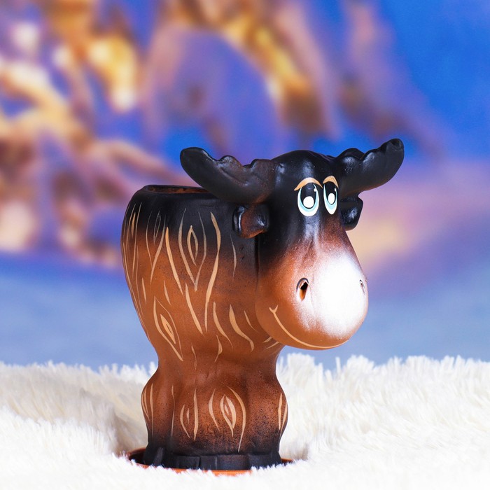 Фигурное кашпо "Лось", 17×13 см
Фигурное кашпо "Лось", 17×13 см