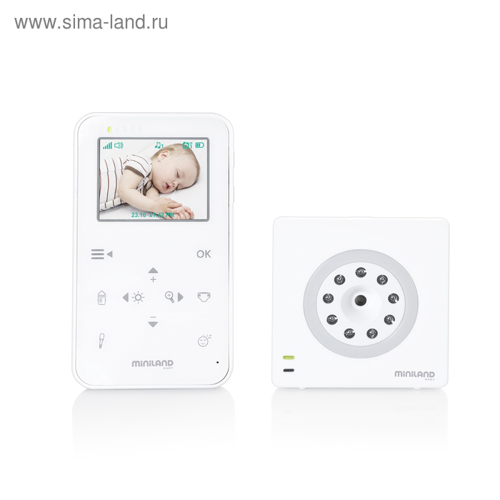 Видеоняня Digimonitor 2,4" Plus, цвет белый
Видеоняня Digimonitor 2,4" Plus, цвет белый