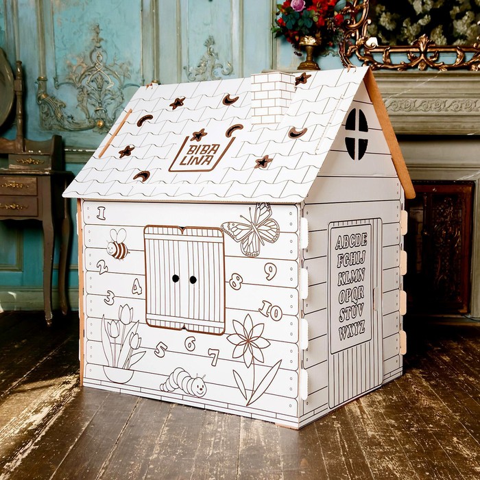 Домик из картона Colouring play-house 
Домик из картона Colouring play-house