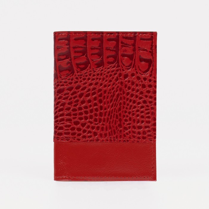 Обложка для паспорта, крокодил, цвет красный
Обложка для паспорта, крокодил, цвет красный