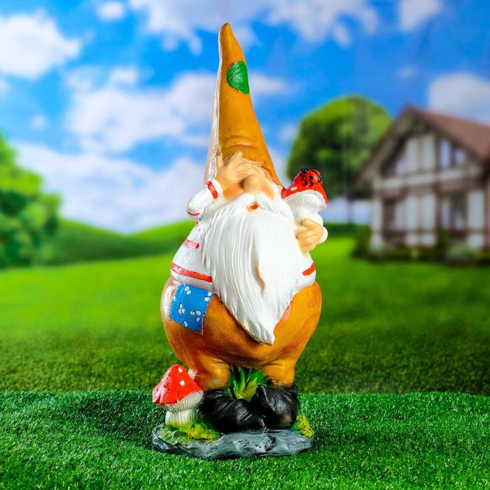 Садовая фигура "Гном островерхий с грибом" 43х17см МИКС
Садовая фигура "Гном островерхий с грибом" 43х17см МИКС