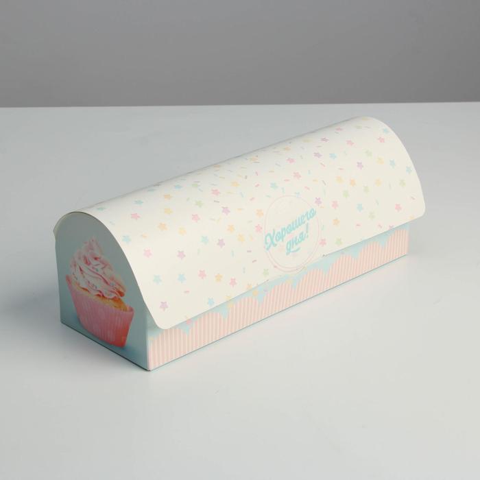 Коробка под кекс «Хорошего дня», 9 × 9 × 24.5 см
Коробка под кекс «Хорошего дня», 9 × 9 × 24.5 см