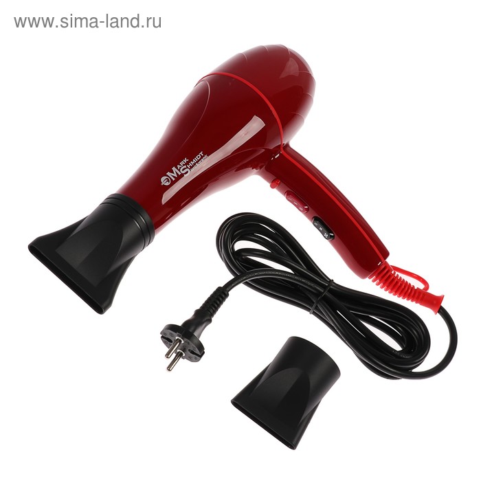 Фен Mark Shmidt 9905, 2200 Вт, 2 скорости, 3 температурных режима, ионизация, красный
Фен Mark Shmidt 9905, 2200 Вт, 2 скорости, 3 температурных режима, ионизация, красный