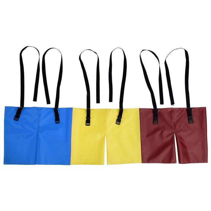 фото Шорты эстафетные для троих, три штанины с лямками, детские, цвета микс