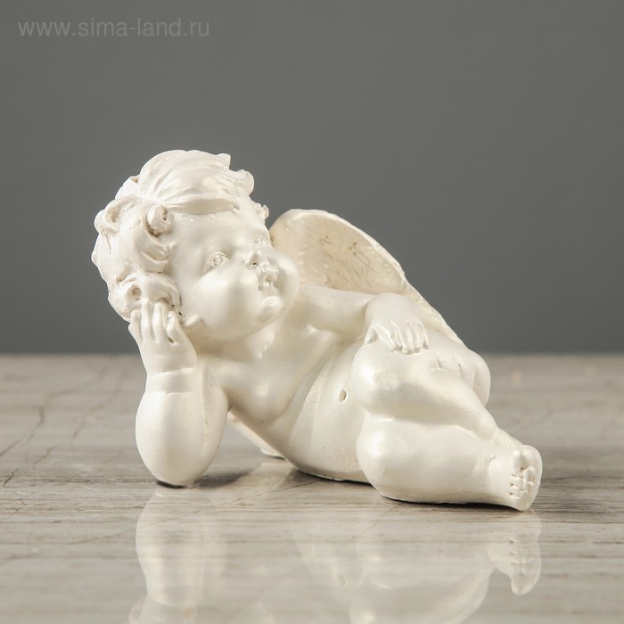 Статуэтка "Ангел лежит не спит" белая, 9 см
Статуэтка "Ангел лежит не спит" белая, 9 см