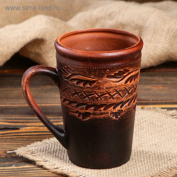 Кружка "Волна", декор, красная глина, 0.45 л, микс
Кружка "Волна", декор, красная глина, 0.45 л, микс