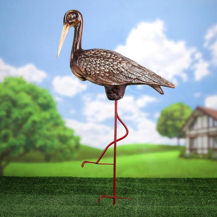 Садовая фигура "Аист", под шамот, коричневый, 70 см
Садовая фигура "Аист", под шамот, коричневый, 70 см