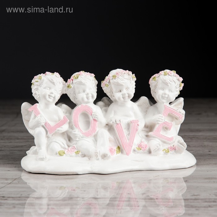 Статуэтка "Ангелы LOVE", с розовой отделкой, 9 см 
Статуэтка "Ангелы LOVE", с розовой отделкой, 9 см