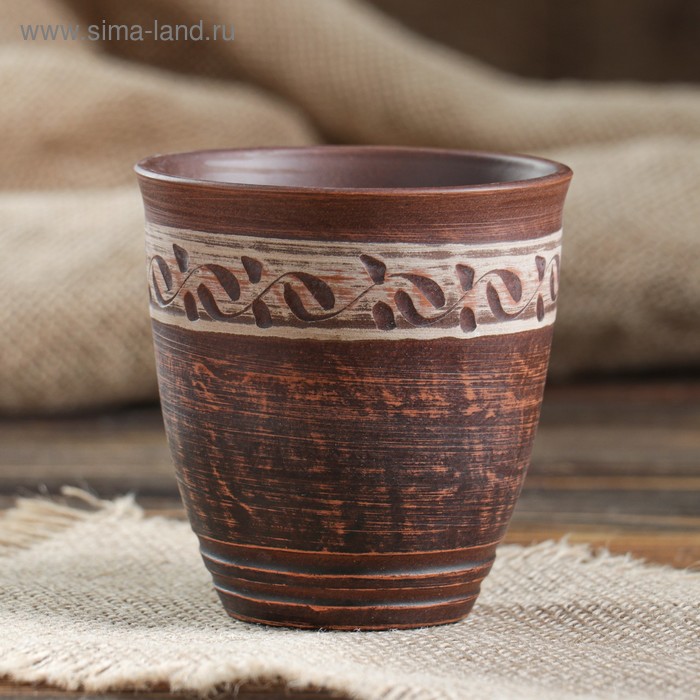 Стакан, ангоб, красная глина, 0.2 л
Стакан, ангоб, красная глина, 0.2 л