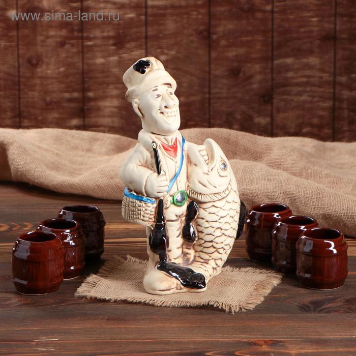 Набор для вина "Рыбак", 7 предметов в наборе, 0.78 л / 0.15 л 
Набор для вина "Рыбак", 7 предметов в наборе, 0.78 л / 0.15 л