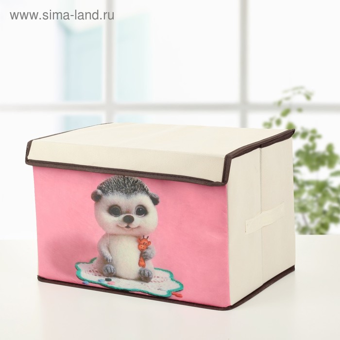 Короб для хранения с крышкой «Ёжик», 39×25×25 см
Короб для хранения с крышкой «Ёжик», 39×25×25 см