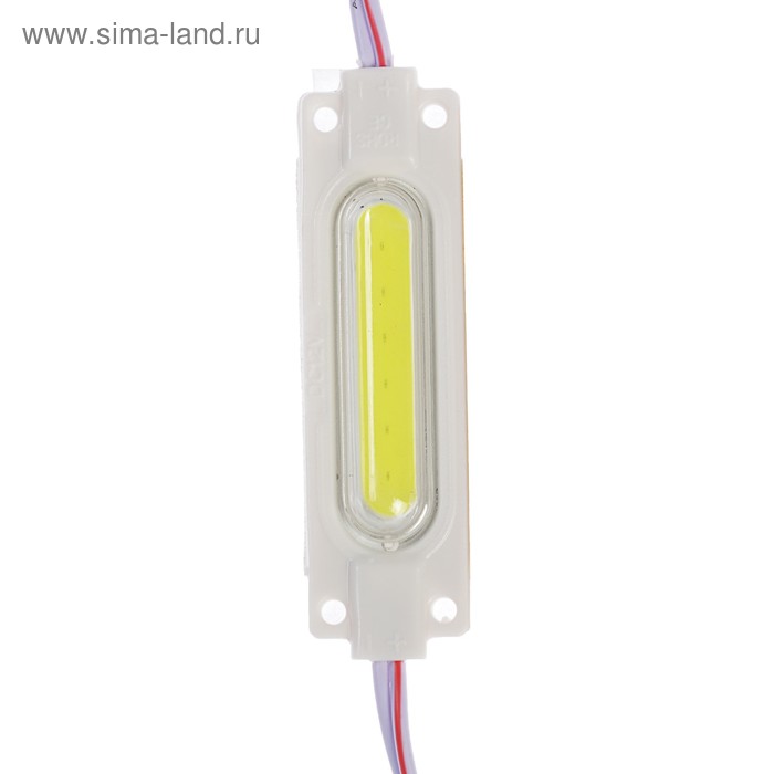 фото Светодиодный модуль smd5730, 2 вт, cob , 190 lm, линза 160 град, ip65, 6500к , 12 v белый