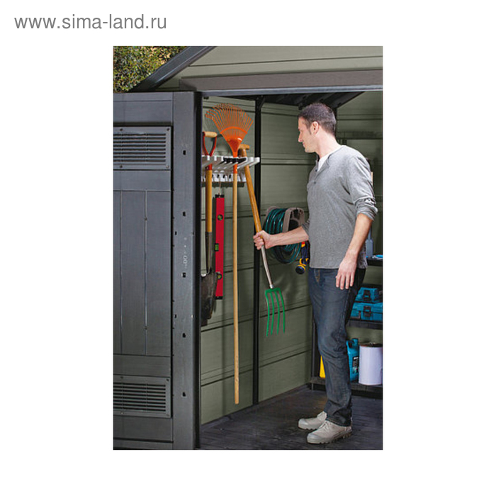 Подставка для садового инвентаря Hanging Tool Rack
Подставка для садового инвентаря Hanging Tool Rack