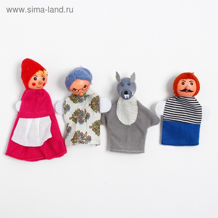 Кукольный театр «Красная шапочка», набор 4 шт.
Кукольный театр «Красная шапочка», набор 4 шт.