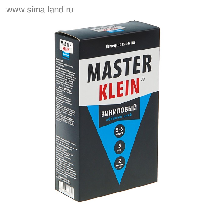 Клей обойный Master Klein, виниловый, 200 г
Клей обойный Master Klein, виниловый, 200 г