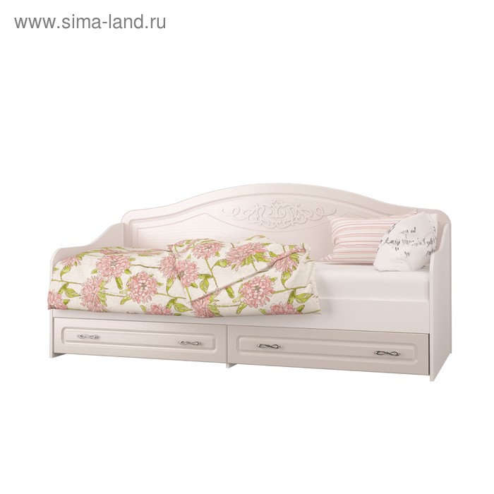 Кровать-софа с 2-мя ящиками Виола-2, с основанием, 2068х850х944, Белый/Ясень жемчужный
Кровать-софа с 2-мя ящиками Виола-2, с основанием, 2068х850х944, Белый/Ясень жемчужный