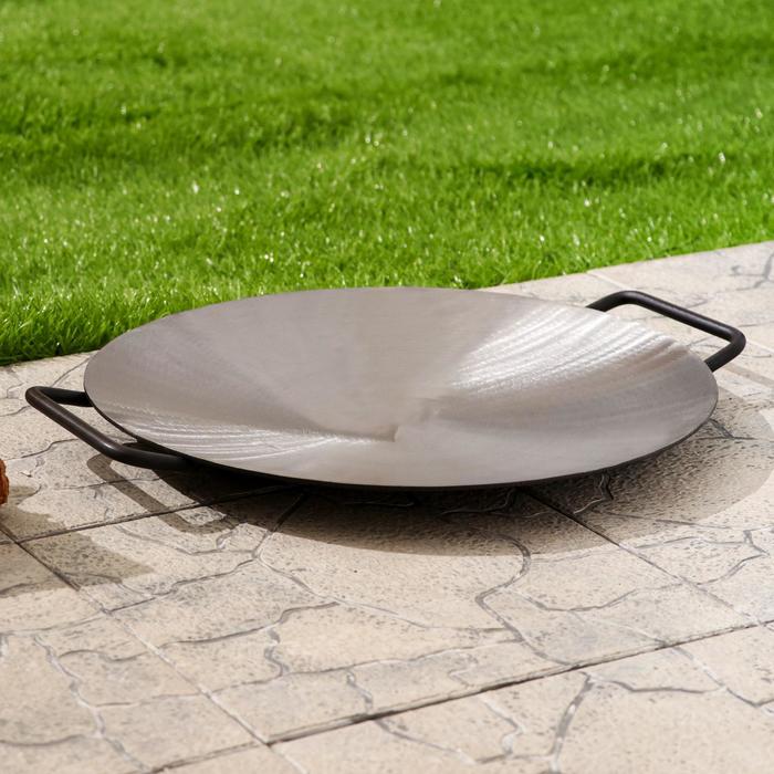 Садж сковорода без бортов, d - 40 см, сталь 3 мм
Садж сковорода без бортов, d - 40 см, сталь 3 мм