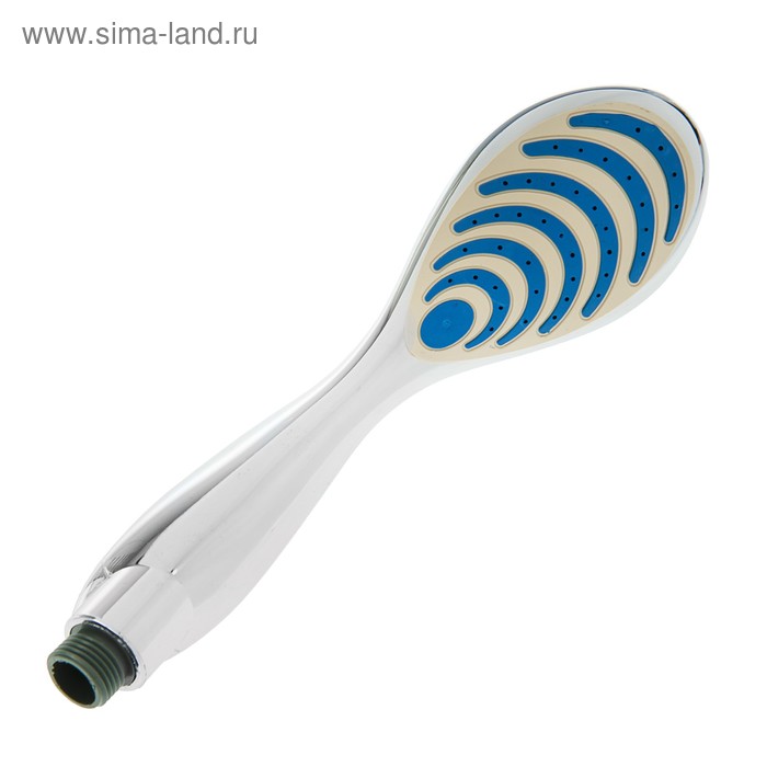 Душевая лейка LD-01-012, овальная, 1 режим, пластик, цвет хром 
Душевая лейка LD-01-012, овальная, 1 режим, пластик, цвет хром