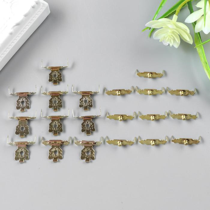 фото Замок для шкатулки "ажурный цветок" 1,7х1,7 см а-007 арт узор