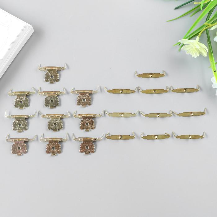 фото Замок для шкатулки "ажурный орнамент" 2,1х3,1 см а-009 арт узор