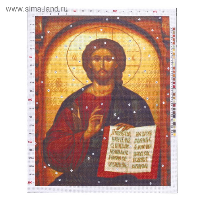 Канва для вышивания с рисунком «Иисус», 47 х 39 см
Канва для вышивания с рисунком «Иисус», 47 х 39 см