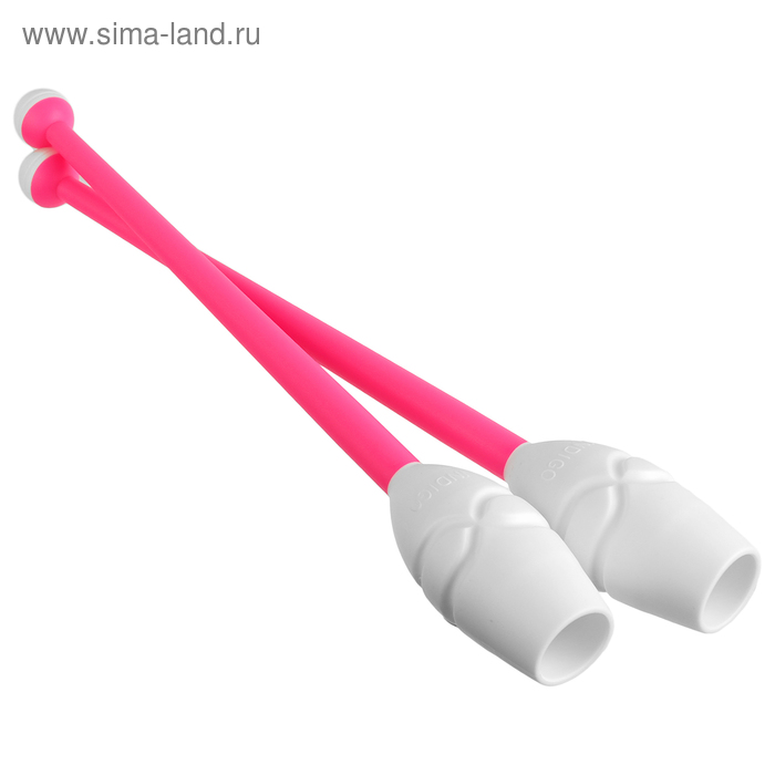 Булавы вставляющиеся для гимнастики (пластик, каучук) 36 см, цвет розовый/белый
Булавы вставляющиеся для гимнастики (пластик, каучук) 36 см, цвет розовый/белый