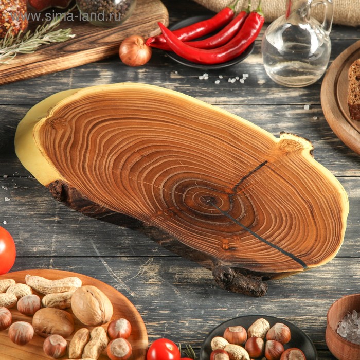 Доска сервировочная из массива "Спил оливы", 35-40 х 25-30 см, микс
Доска сервировочная из массива "Спил оливы", 35-40 х 25-30 см, микс