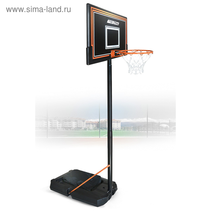 фото Баскетбольная стойка standart 090 (высота 230-305 см, р-р. щита 111x71x3 см) start line