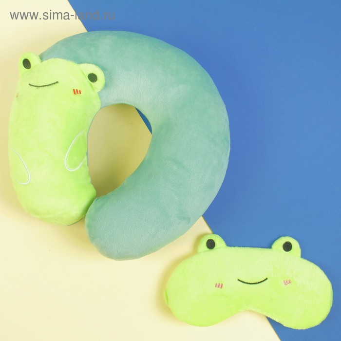 Подголовник «Лягушка», с маской
Подголовник «Лягушка», с маской