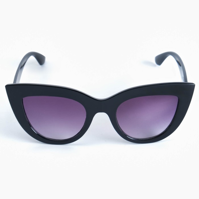 фото Очки солнцезащитные "onesun", uv 400, дужка 14 см, ширина 15 см, линзы градиент, фиолетовые