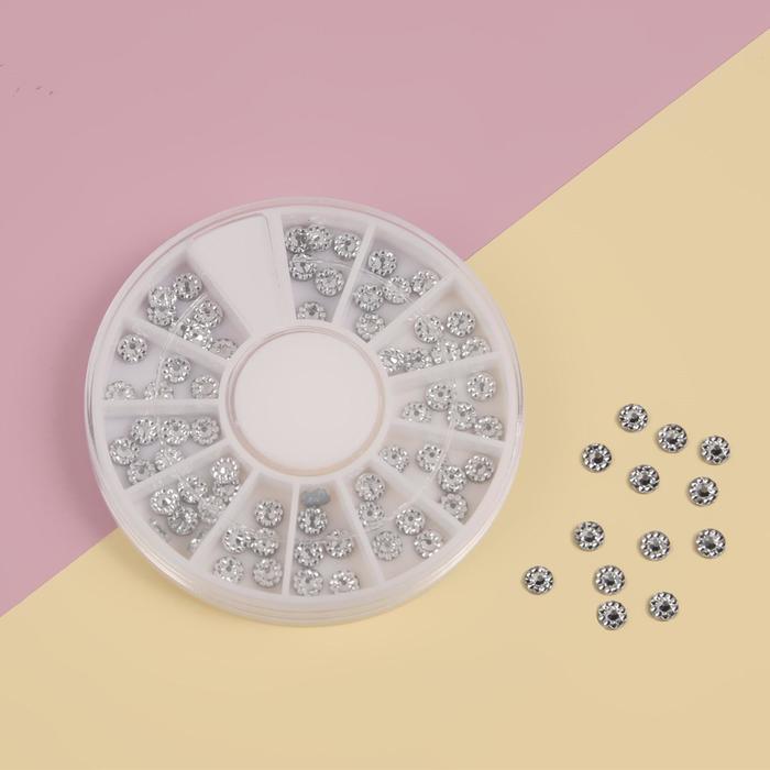 Стразы для декора, 5 мм, цвет серебристый
Стразы для декора, 5 мм, цвет серебристый