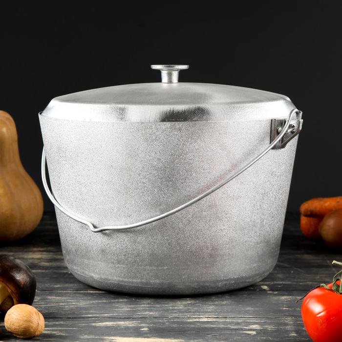 Казан алюминиевый "Рыбацкий", с крышкой, 9 л
Казан алюминиевый "Рыбацкий", с крышкой, 9 л