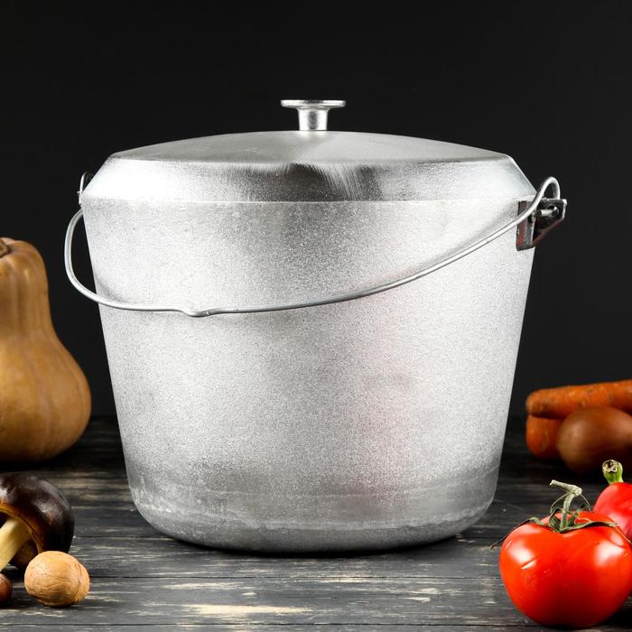 Казан алюминиевый "Рыбацкий", с крышкой, 11 л
Казан алюминиевый "Рыбацкий", с крышкой, 11 л