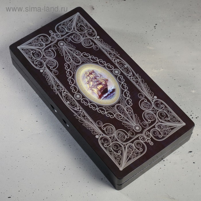 Нарды подарочные «Корабль», 24 х 12 см
Нарды подарочные «Корабль», 24 х 12 см