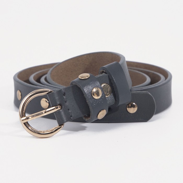 Ремень женский, гладкий, пряжка золото, ширина - 1,2 см, цвет серый
Ремень женский, гладкий, пряжка золото, ширина - 1,2 см, цвет серый