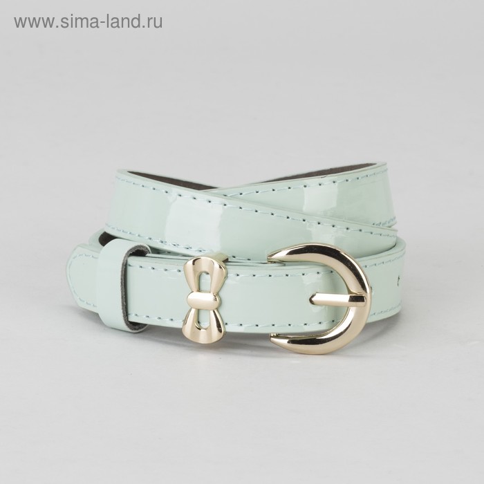 Ремень, гладкий, пряжка и хомут золото, ширина - 2,2 см, цвет мятный
Ремень, гладкий, пряжка и хомут золото, ширина - 2,2 см, цвет мятный